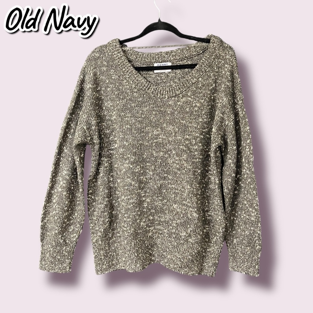Old Navy Marled Knit Tunic Sweater – Size M – EUC